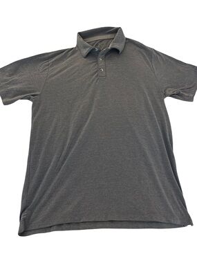 Free Fly Bamboo Flex Men's Gray Polo Shirt - Classic Short Sleeve
